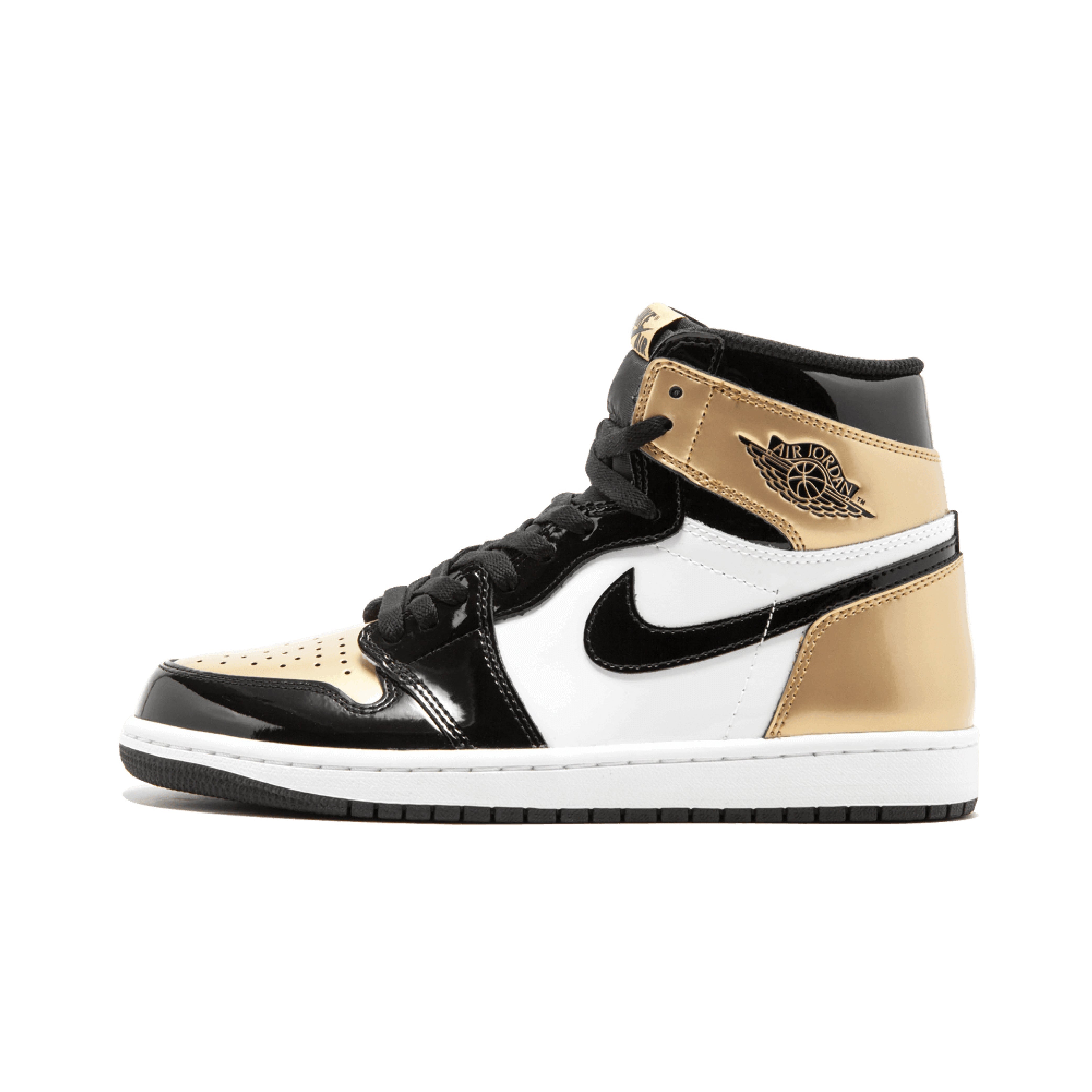 Jordan 1 Retro High NRG Patent Gold Toe